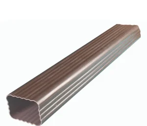 pvc Down Pipes 4m Long (63mm x 82mm) – Brown