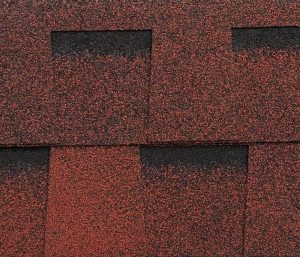 Asphalt Shingles Brick Maroon Double Layer