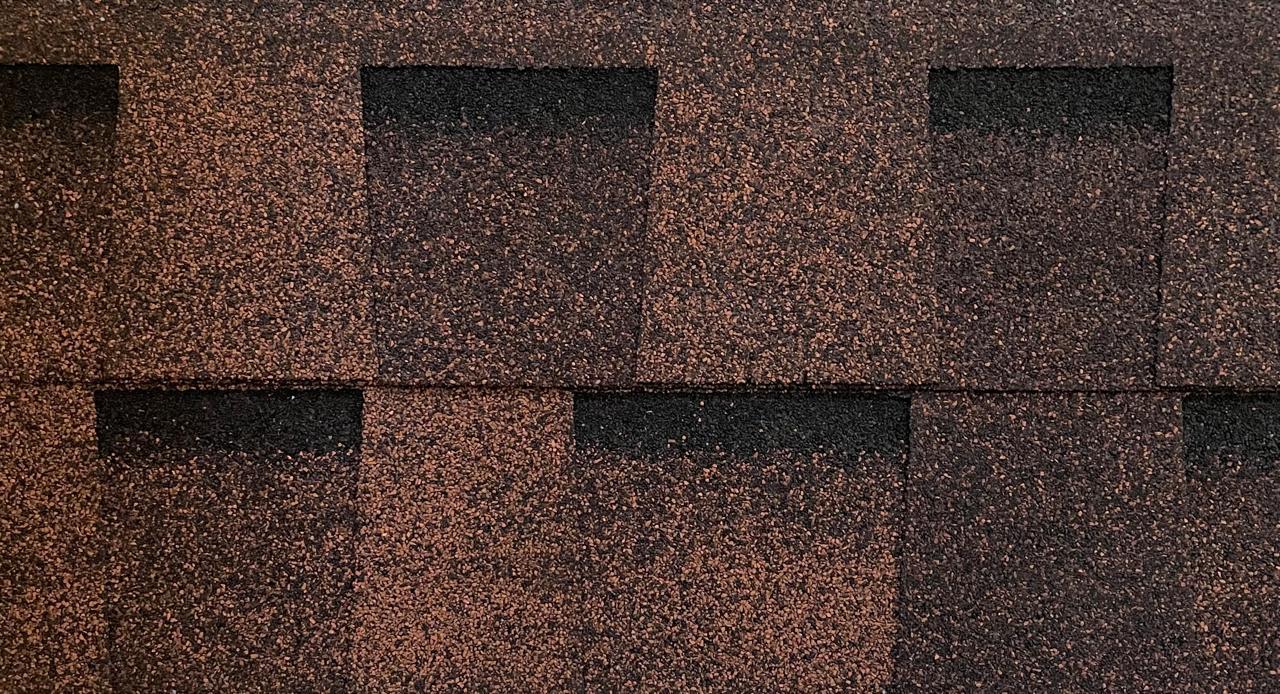 Asphalt Shingles Double Maroon Layer